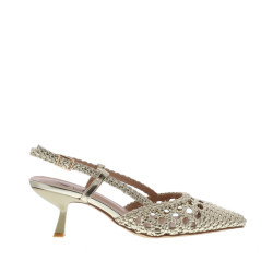 Lisa&jo Waqi-1 vlecht slingback | dames | maat: | imitatieleer