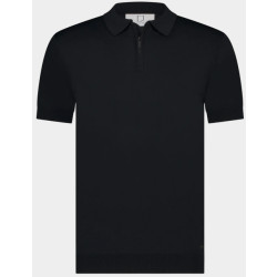 Born with Appetite Polo korte mouw dan knitted polo 25108da31/290 navy