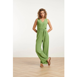Smashed Lemon 25119 licht stretch crinkle jumpsuit |