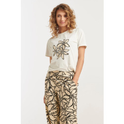 Smashed Lemon 25261 te t-shirt met bloemenprinttravelkwaliteit |