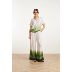 Smashed Lemon 25019 wide leg broekhelder mauve donker |