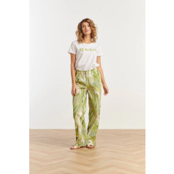 Smashed Lemon 25165 multicolour abstract print broek |