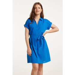 Smashed Lemon 25176 linnen jurk met kraag |