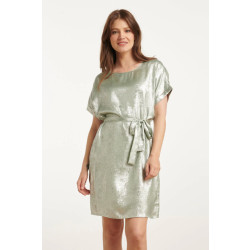 Smashed Lemon 25111 licht metallic zomerjurk |