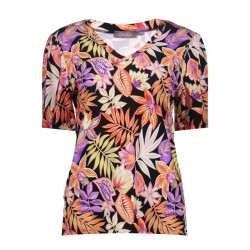 Geisha 52133-60 jazz 220 t-shirt v-neck aop pr.01-25-1 coral/purple