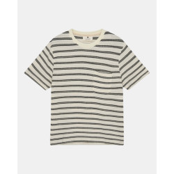 Anerkjendt 901929 akkikki jacq stripe tee 9503 tofu