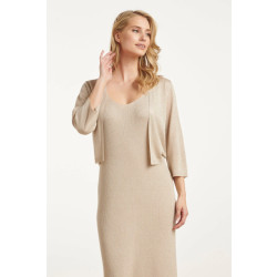 Smashed Lemon 25105 e lurex gebreide bolero |