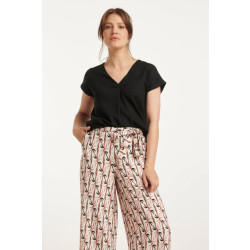 Smashed Lemon 25148 e linnen top met v-hals |