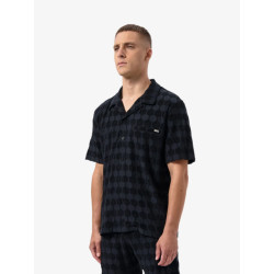 BALR. Heren blouse terry badstof box zwart