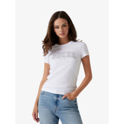 Guess Dames t-shirt logo lace