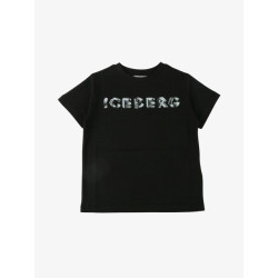Iceberg Jongens t-shirt zwart