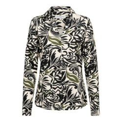 &Co Woman Blouse vayen leaf black multi