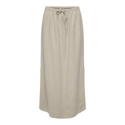 Jacqueline de Yong Jdysay mw maxi slit skirt wvn noos beige