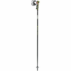 Leki airfoil 3d black/palegreen/whi skistokken heren black/black/white
