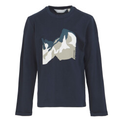 Regatta Kinderen/kinderen wenbie iii mountain t-shirt met lange mouwen