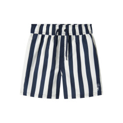 Name It Jongens zwemshorts nkmzaba gestreept donkerblauw/wit