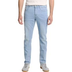 No Excess Denim, regular 711, bleach, stretch bleach denim