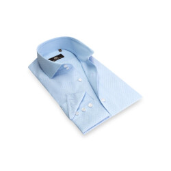 Circle of Gentlemen Alexander overhemd 2 knoops kraag, 3 knoops manchet, jaquard dessin 100% co