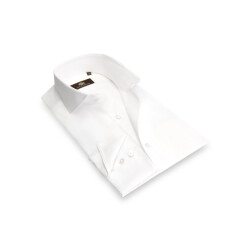 Circle of Gentlemen Aelwyn overhemd 2 knoops kraag, 3 knoops manchet, jaquard dessin 100% co