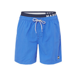 Happy Shorts Heren zwemshort dubbele waistband effen