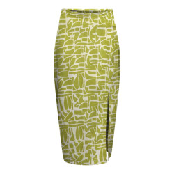 Only Onldahlia linen midi skirt ptm dessin