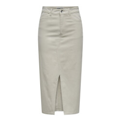 Only Onllola hw long slit skirt cc pnt beige
