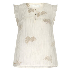 Nukus Montel top off-white