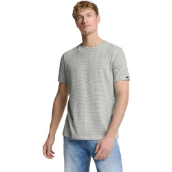 No Excess T-shirt crewneck stripes offwhite