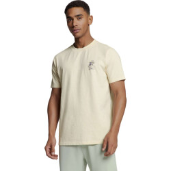 No Excess T-shirt crewneck slub placed prints offwhite