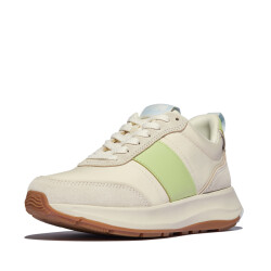 FitFlop F-mode flow sneaker nylon & suede mix