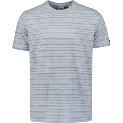 No Excess T-shirt crewneck jacquard stripes ice