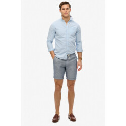 Superdry M7110455a merchant linen short jkc navy stripe