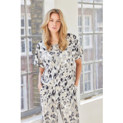 Helena Hart Top rose printo neo