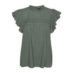 Vero Moda Vmtrine sl lace top wvn noos