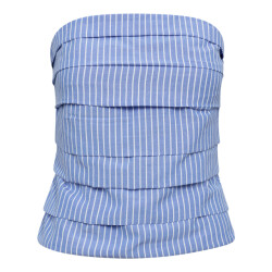 Co'Couture Cc tea stripe tube top