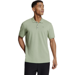 No Excess Polo pique solid stretch green