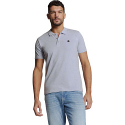 No Excess Polo melange cloud