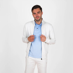 Q1905 Sweatvest blokland grijs