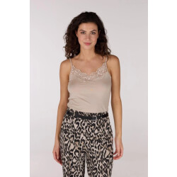 Jansen Amsterdam Alora ss25 hemdje tc 103 spaghetti with lace sand