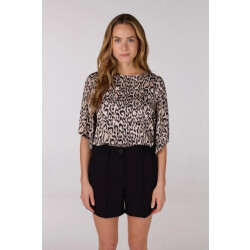 Jansen Amsterdam Rixt top wa100 wide fit short sleeve sand