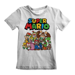 Li-cense Super mario kinderen/kinderen t-shirts met personages