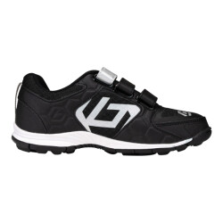 Brabo bf1013b shoe velcro black/silver -
