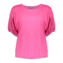 Geisha T-shirt elastic cuffs fuchsia