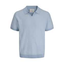 Jack & Jones Jprcceaston knit split neck ss sn licht