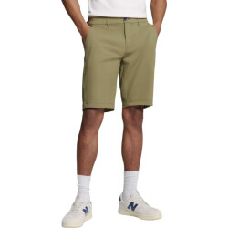 No Excess Short stretch chino travel twill mid army