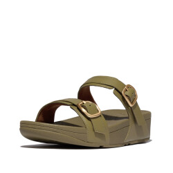 FitFlop Lulu adjustable slide leather