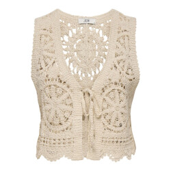 Jacqueline de Yong Vic s/l v-neck tie vest