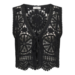 Jacqueline de Yong Vic s/l v-neck tie vest