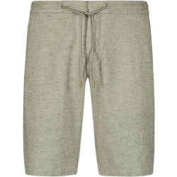 No Excess Short with linen melange dark moss