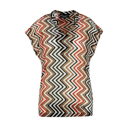 Elvira Collections Top lize zigzag bronzed